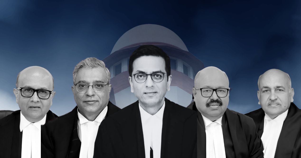 New Constitution Bench D.Y. Chandrachud Hrishikesh Roy, P.S. Narasimha, Pankaj Mithal and Manoj Misra