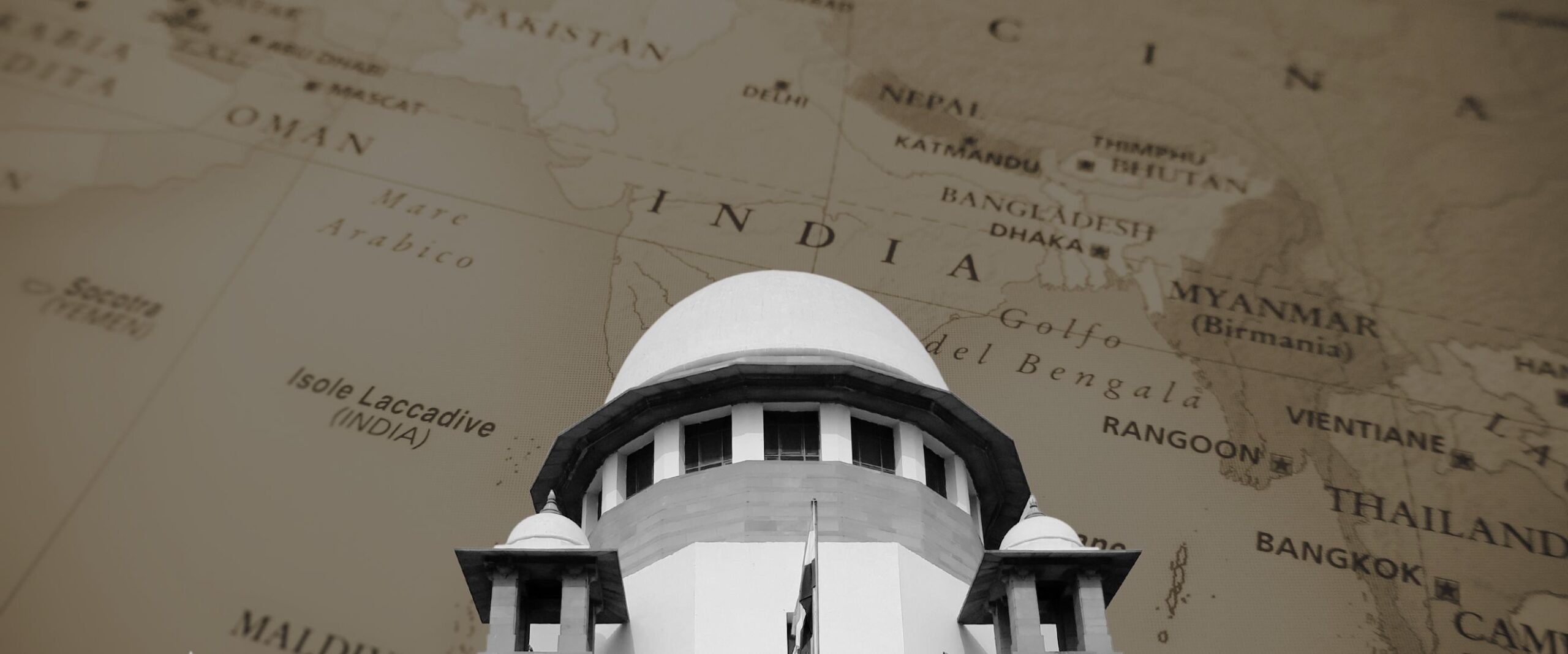 India, Sepia, Supreme Court, Kashmir, Article 370